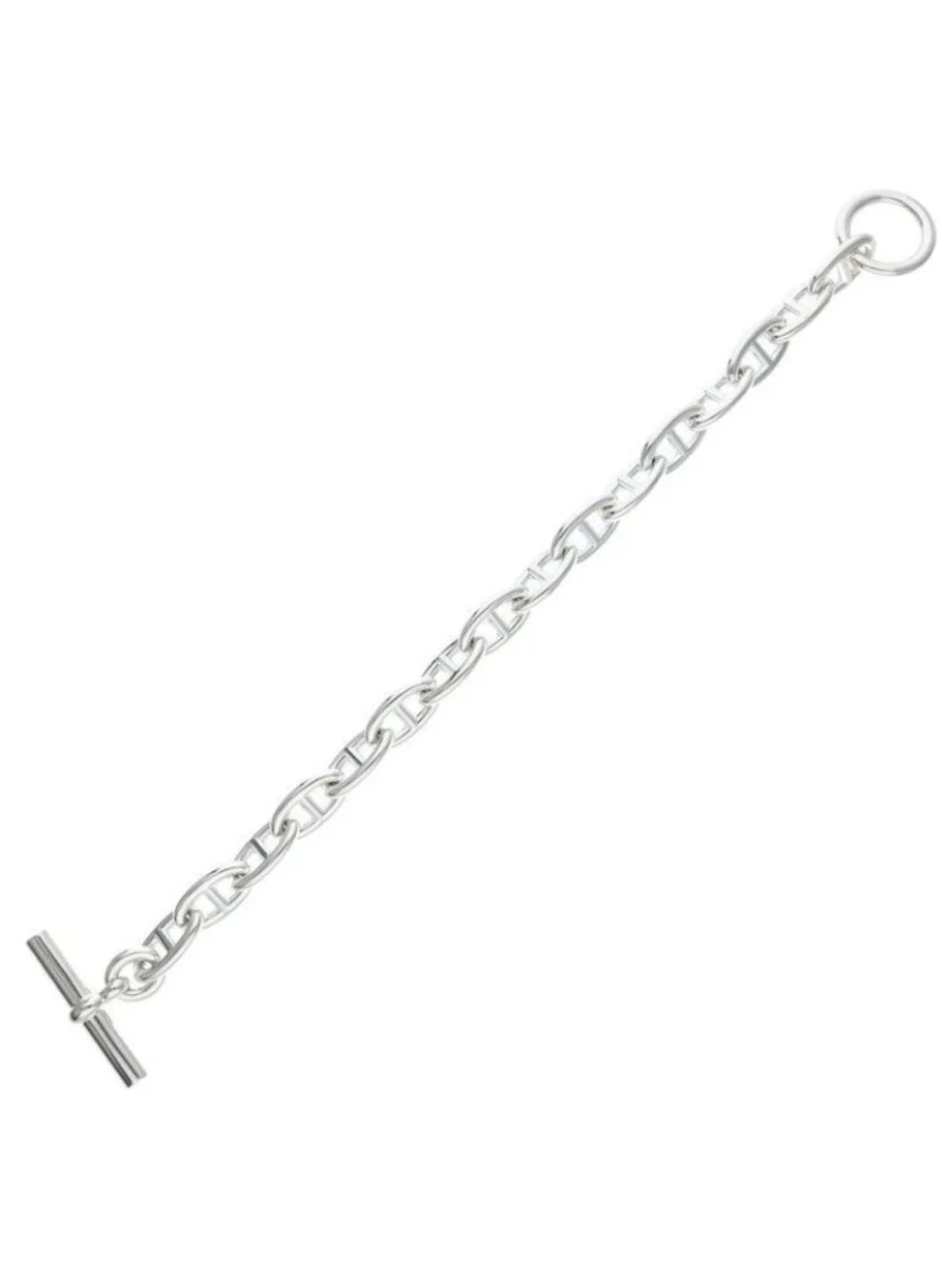 Hermes Chaine D'ancre GM Silver Bracelet